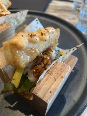 Sushi taco - so delicious   at Earl's Kitchen in Tysons Corner