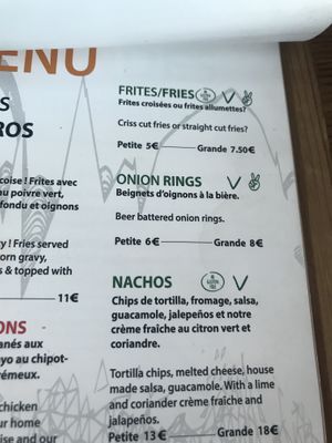 Appetizers  at Micro Brasserie in Chamonix-mont-blanc