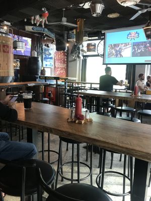 Other side of the microbrewery, there is also outside seating at Micro Brasserie in Chamonix-mont-blanc