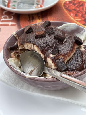 Tiramisu  at Café Maria Theresia in Merano