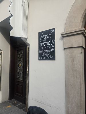 Outside at Café Maria Theresia in Merano