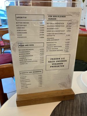 Menu 2025-01 at Café Maria Theresia in Merano