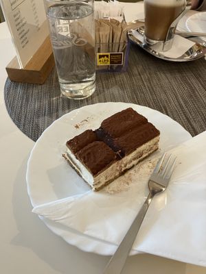 Tiramisu at Café Maria Theresia in Merano