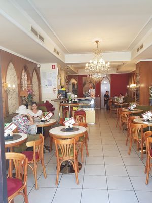 Café von innen at Café Maria Theresia in Merano
