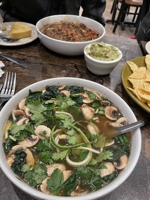 Pho (chili in background ) at Whyld Ass in Phoenix