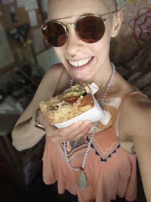 Me enjoying my take-out!! at Whyld Ass in Phoenix