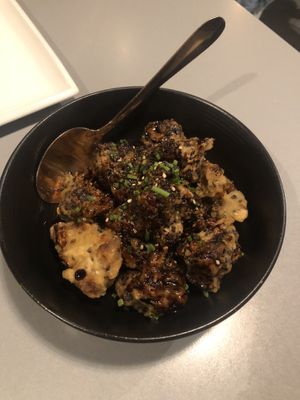 KFC Korean Fried Cauliflower  at Hammett's Gastro Bar in Sliema