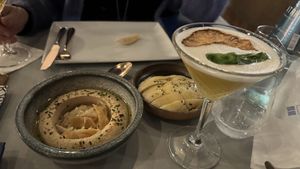“Asian hummus” and Thai daiquiries  at Hammett's Gastro Bar in Sliema