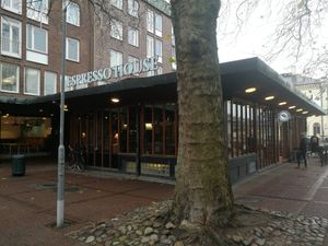 . at Espresso House in Lund