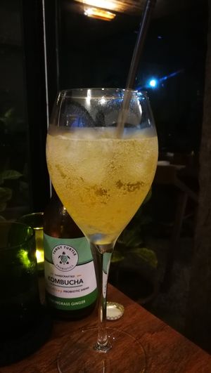 Lemongrass kombucha at Surplus in Siem Reap