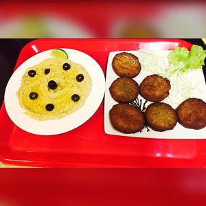 Best falafel in town at Pomodoro in Vientiane