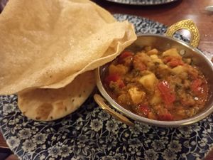 Mangalorean curry at Sir Julian Huxley in Selsdon