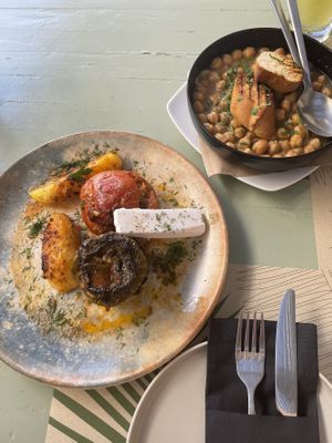   at Karma in Santorini