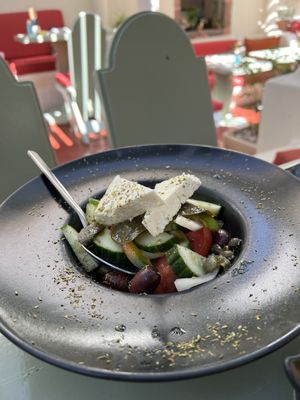   at Karma in Santorini