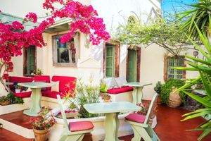 a place for love and unique dining… at Karma in Santorini