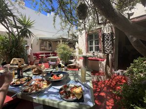   at Karma in Santorini