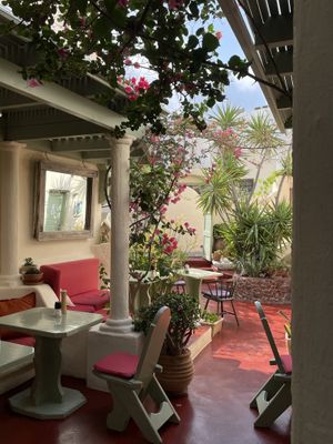   at Karma in Santorini