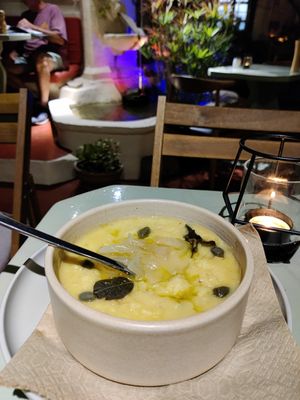 Fava at Karma in Santorini