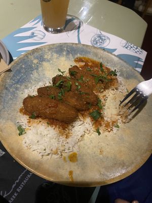   at Karma in Santorini