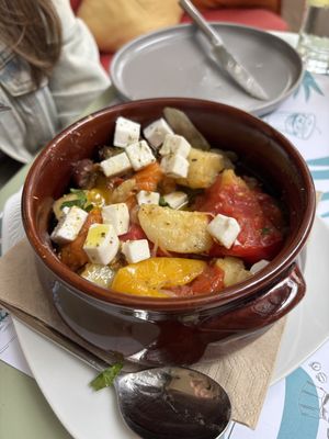   at Karma in Santorini