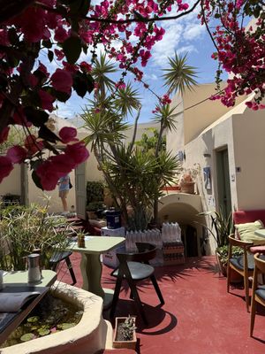   at Karma in Santorini