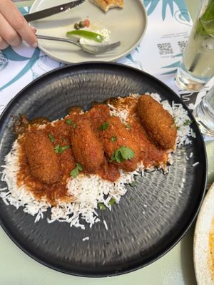   at Karma in Santorini