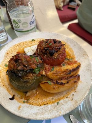   at Karma in Santorini