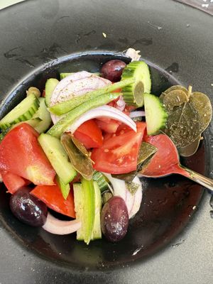   at Karma in Santorini