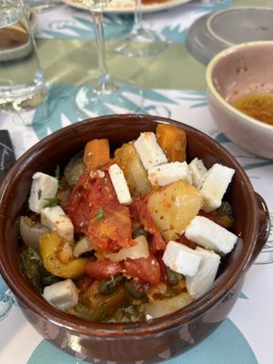   at Karma in Santorini