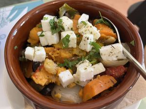 Sufiko ikarias  at Karma in Santorini