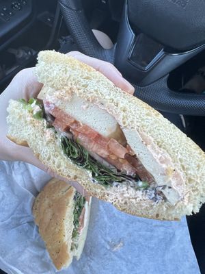 Tofu 1  at Influx Cafe - Little Italy in San Diego