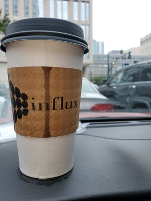 Good coffee at Influx Cafe - Little Italy in San Diego