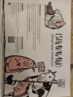 Cute service at Estravagario in Bologna