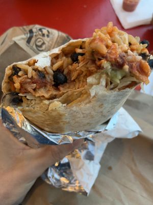 jackfruit, yummmmm  at Burrito Republic in Ridgewood