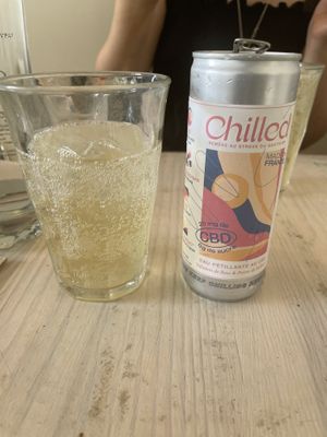 CBD drink with rose infusion and Sichuan pepper  at Maison Nomade in Paris
