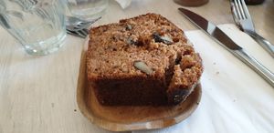 Banana bread at Maison Nomade in Paris