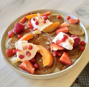 Baby Pancakes (vegan) at Maison Nomade in Paris