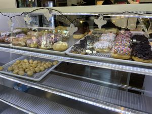 Late in the day spread   at Vegan Bistro in San Jose