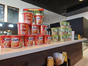 Counter at Vegan Bistro in San Jose