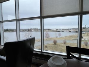 Upstairs view  at Tazza Cafe in Tracadie