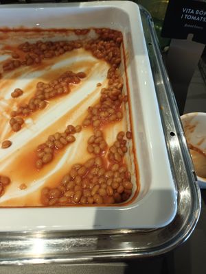 Baked beans at Scandic Triangeln in Malmo