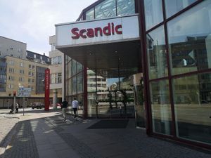 Entrance at Scandic Triangeln in Malmo