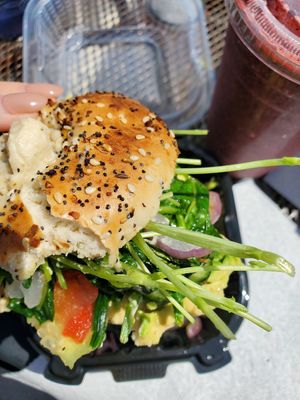  at Roots Juice Java and Salad Bar in Ilwaco