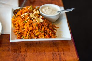 Vegetable Biryani at Priya in Greymouth