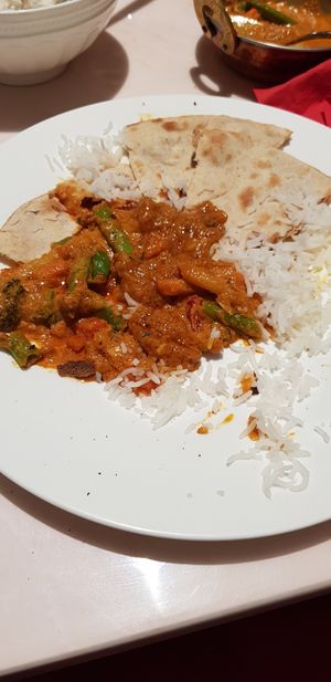 Veg kolapuri & mushroom masala at Priya in Greymouth