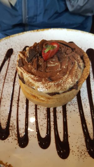 Vegan tiramisu hotcakes at Willi's Kitchen in Wellington