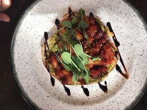 Avocado on toast with beans at Willi's Kitchen in Wellington