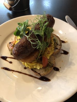 Vegan kiwi breakfast  at Willi's Kitchen in Wellington