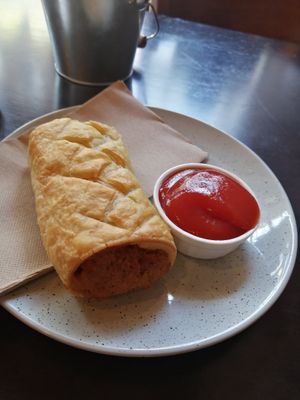Vegan Sausage roll - excellent 👌 at Willi's Kitchen in Wellington