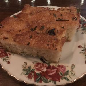 Olive Focaccia - YUM! at Pino's in Islington